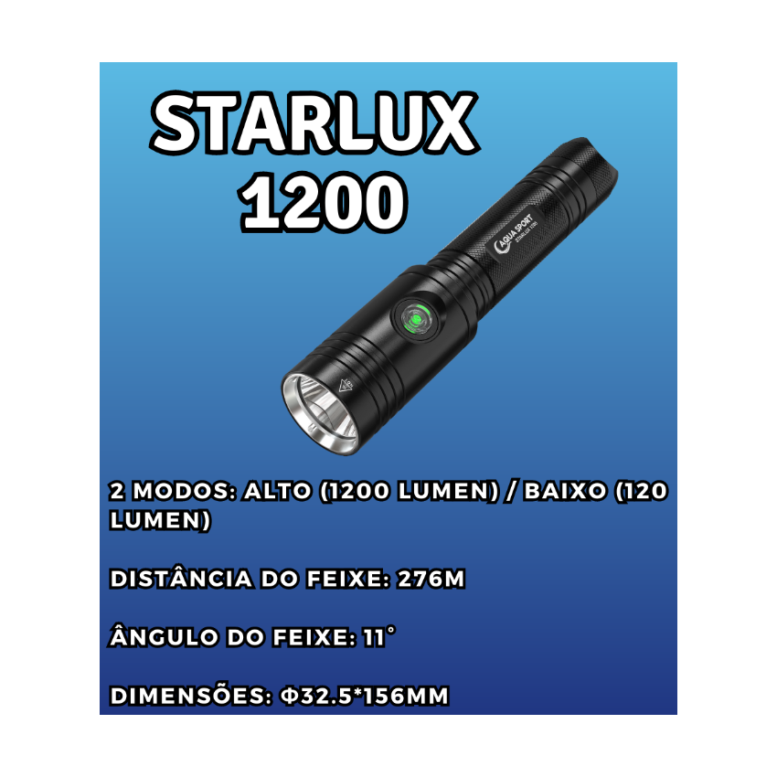 Lanterna Starlux 1200 Aquasport