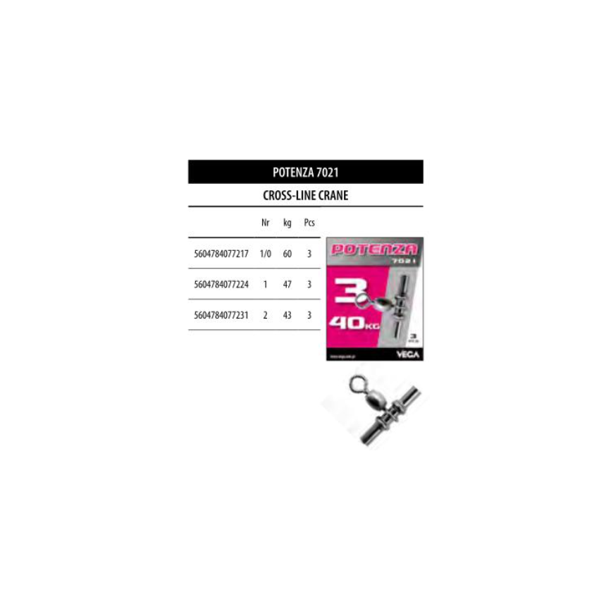 Giratório - POTENZA 7021 - CROSS LINE CRANE